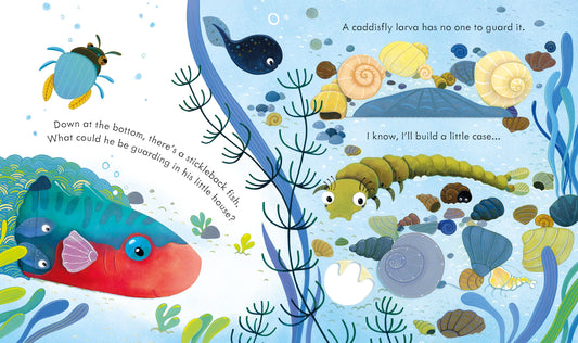 Carte educativa pentru copii, cartonata, cu clapete Usborne Peep Inside