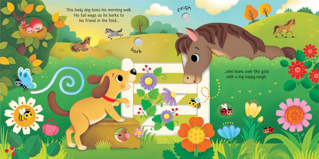 Carte Usborne pentru copii cu sunete de animale