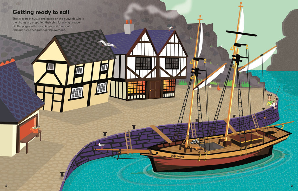 Carte Usborne pentru copii cu stickere autocolante