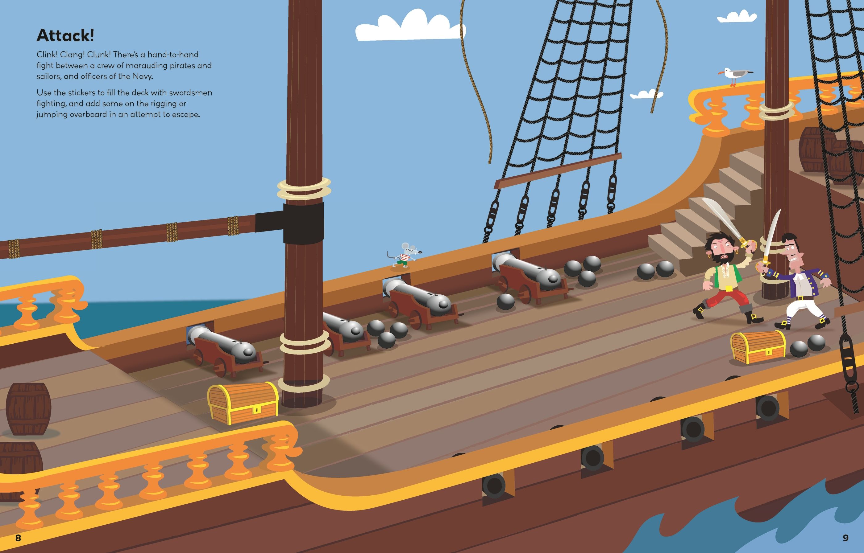 Carte Usborne pentru copii cu stickere autocolante