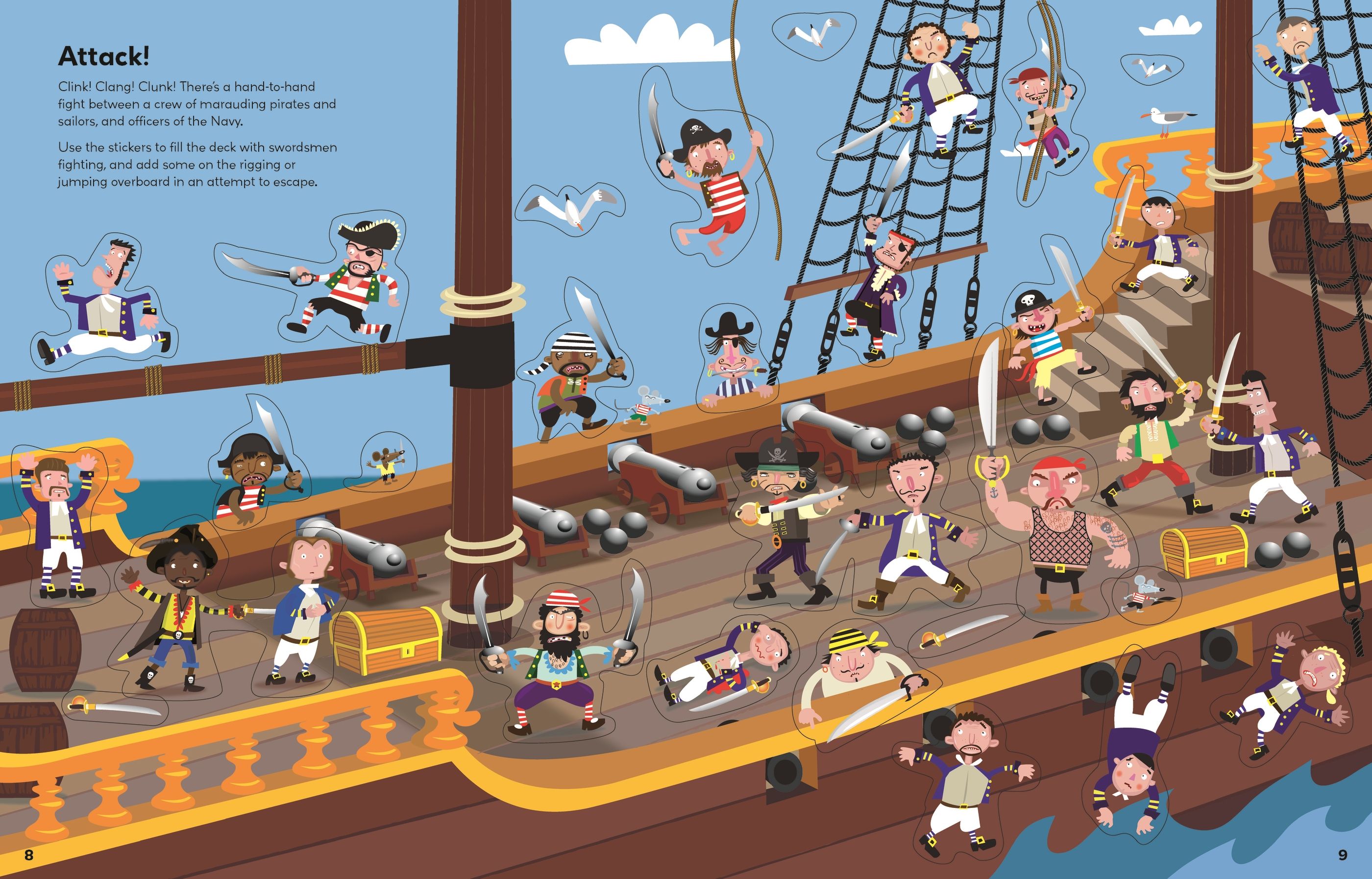 Carte Usborne pentru copii cu stickere autocolante