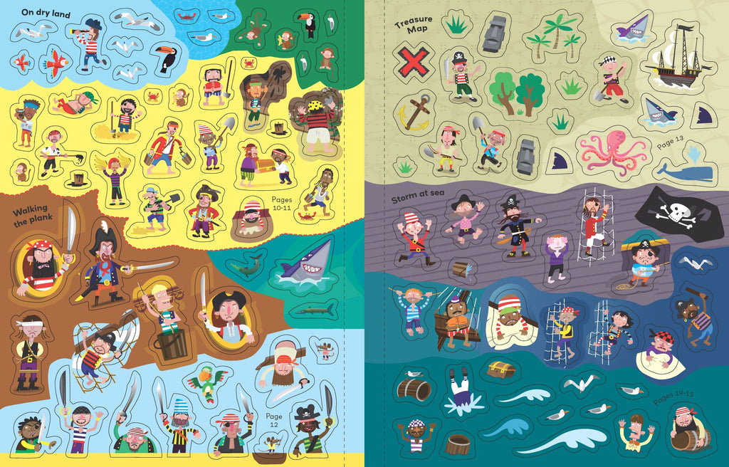 Carte Usborne pentru copii cu stickere autocolante