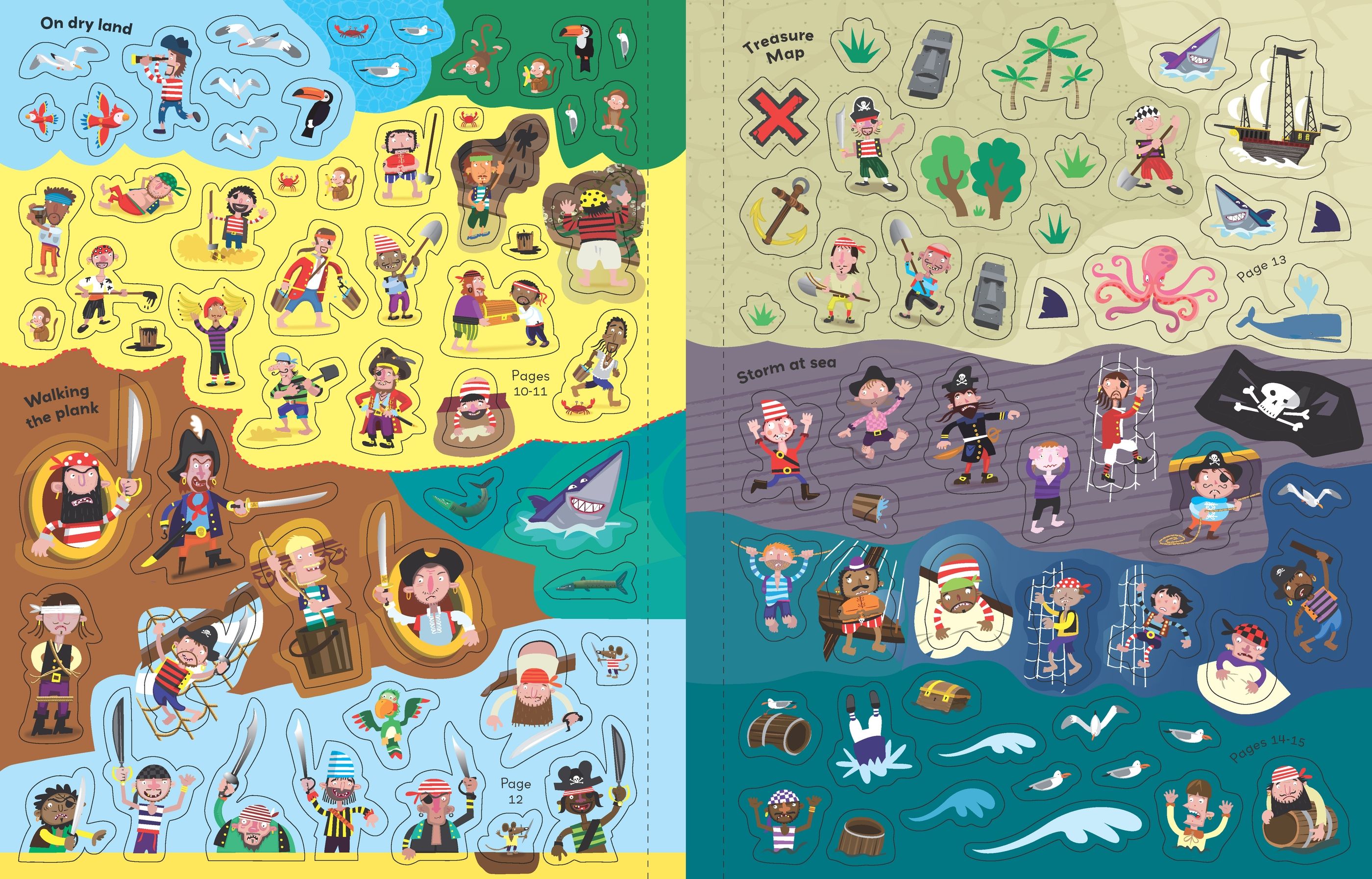 Carte Usborne pentru copii cu stickere autocolante