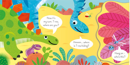 Carte interactiva pentru copii, cartonata, ilustrata, Usborne Play Hide and Seek