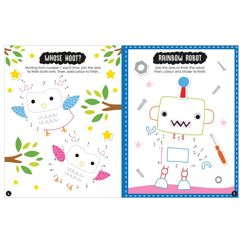 Carte educativa cu activitati si stickere, pentru copii