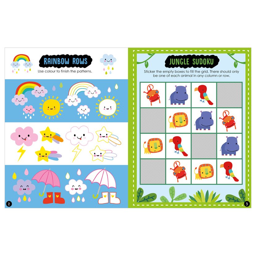 Carte educativa cu activitati si stickere, pentru copii