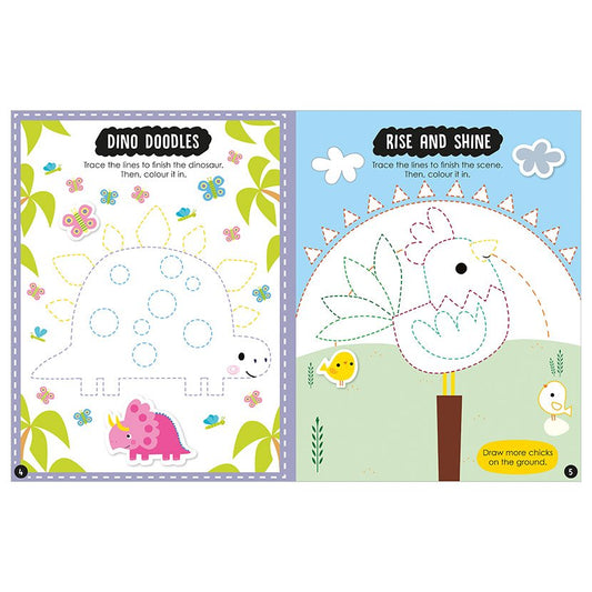 Carte educativa cu activitati si stickere, pentru copii