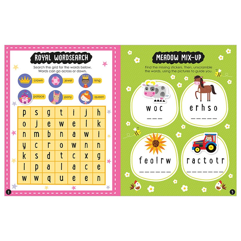 Carte educativa cu activitati si stickere pentru copii