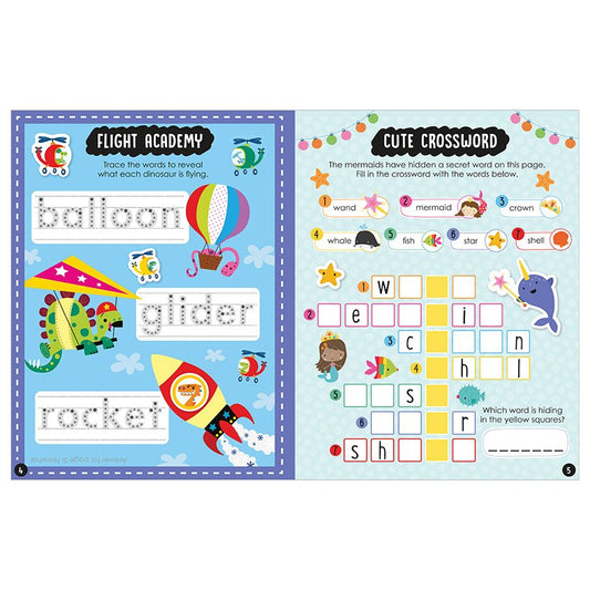Carte educativa cu activitati si stickere pentru copii