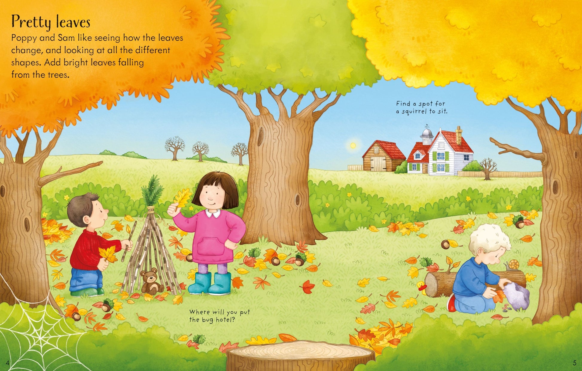 Carte cu Usborne pentru copii cu stickere autocolante 