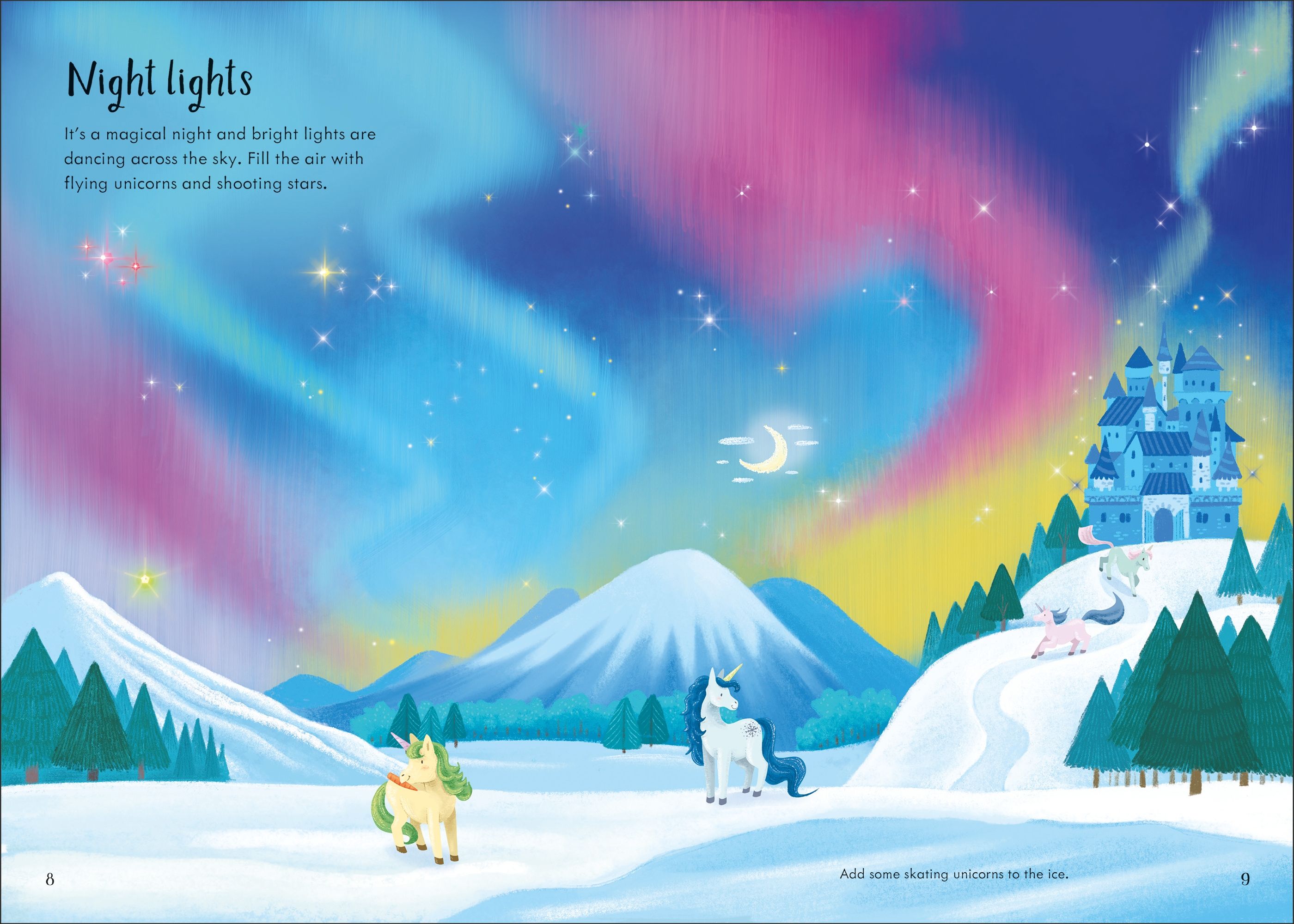 Carte Usborne pentru copii cu stickere autocolante