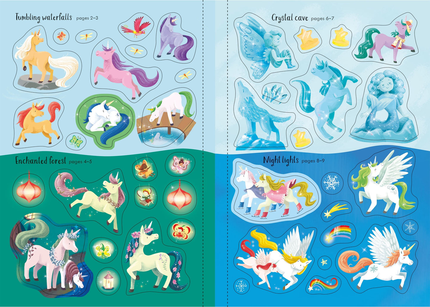 Carte Usborne pentru copii cu stickere autocolante
