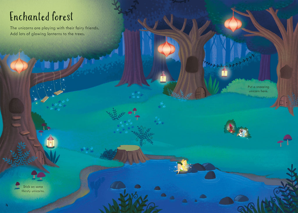 Carte Usborne pentru copii cu stickere autocolante