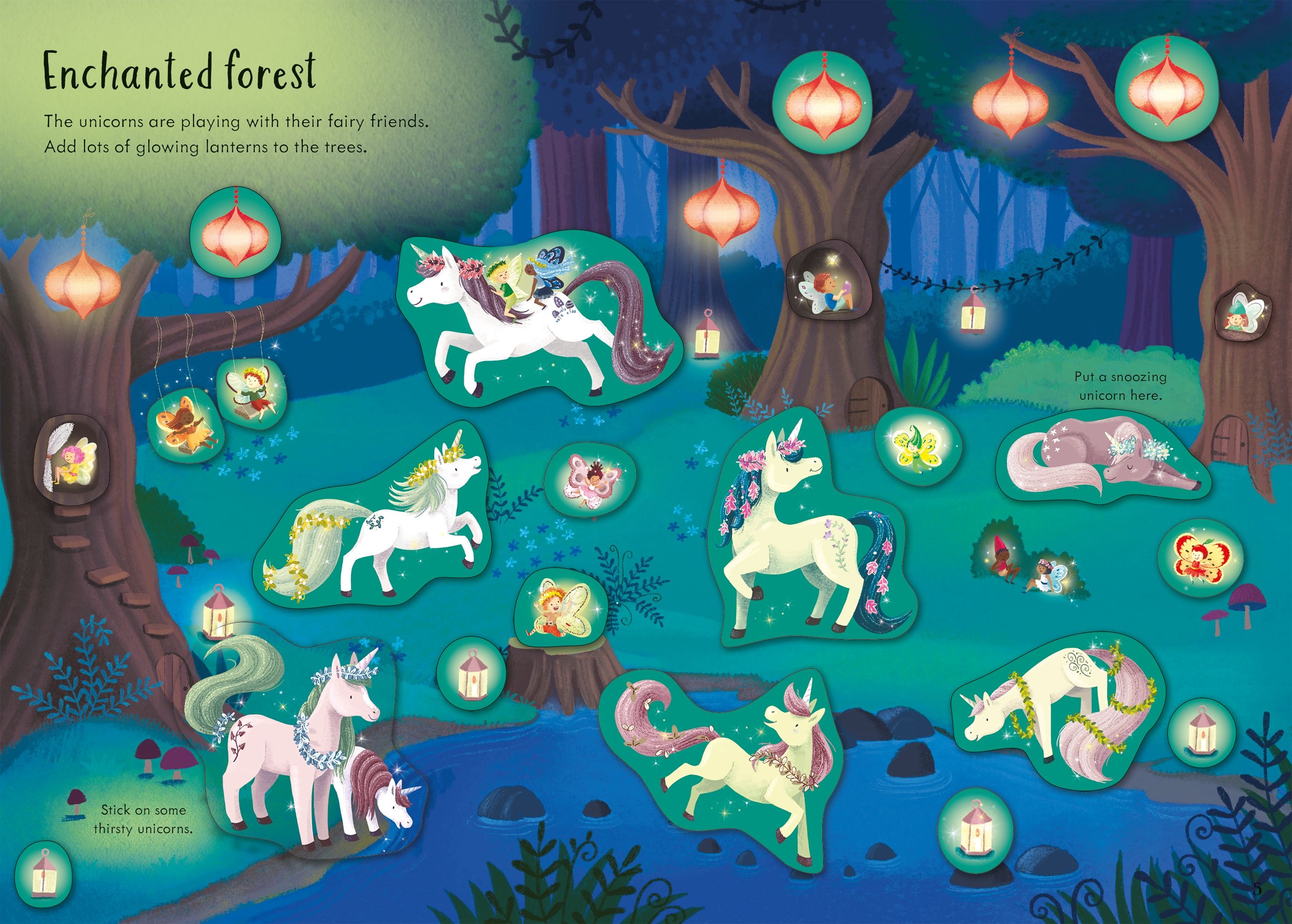 Carte Usborne pentru copii cu stickere autocolante