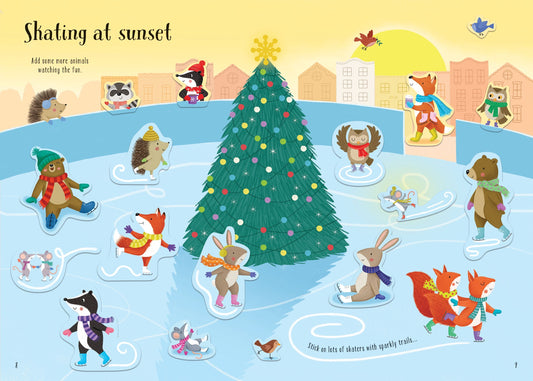 Carte Usborne pentru copii cu stickere autocolante