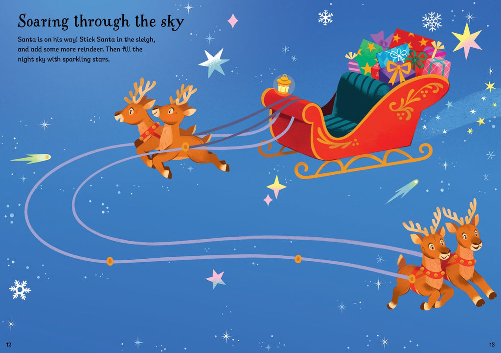 Carte Usborne pentru copii cu stickere autocolante