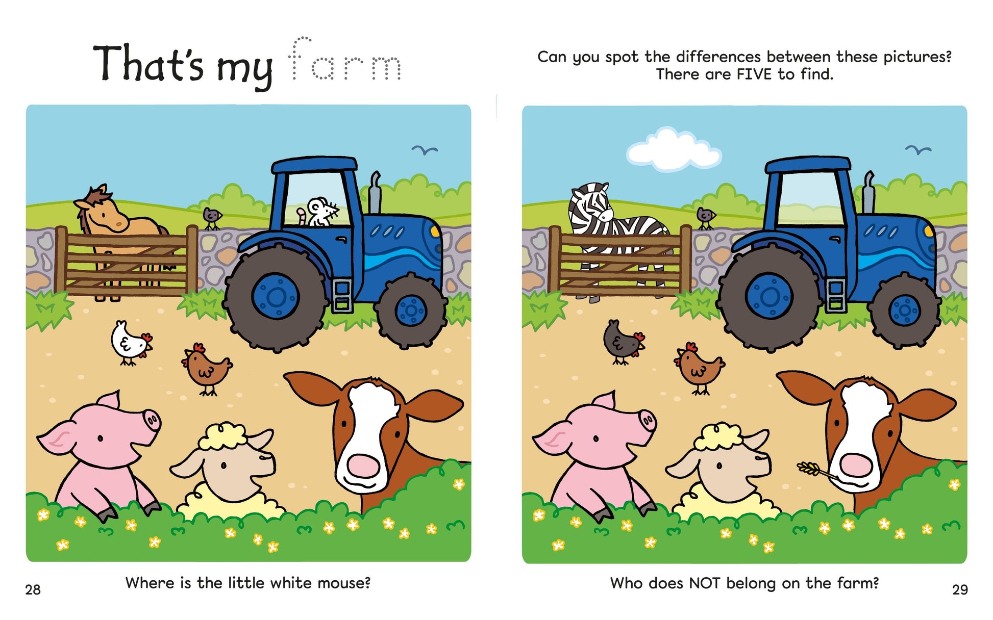 Carte de activitati pentru copii, Usborne