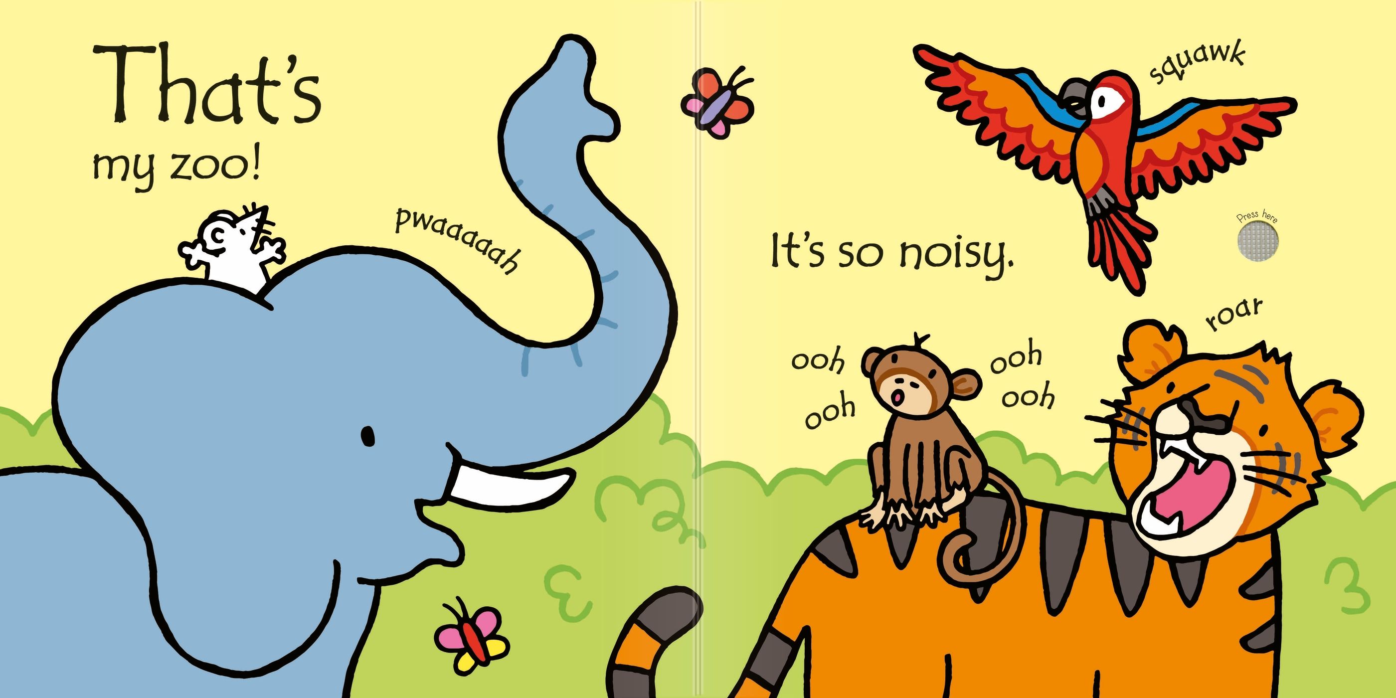 Carte senzoriala si cu sunete pentru copii, Usborne