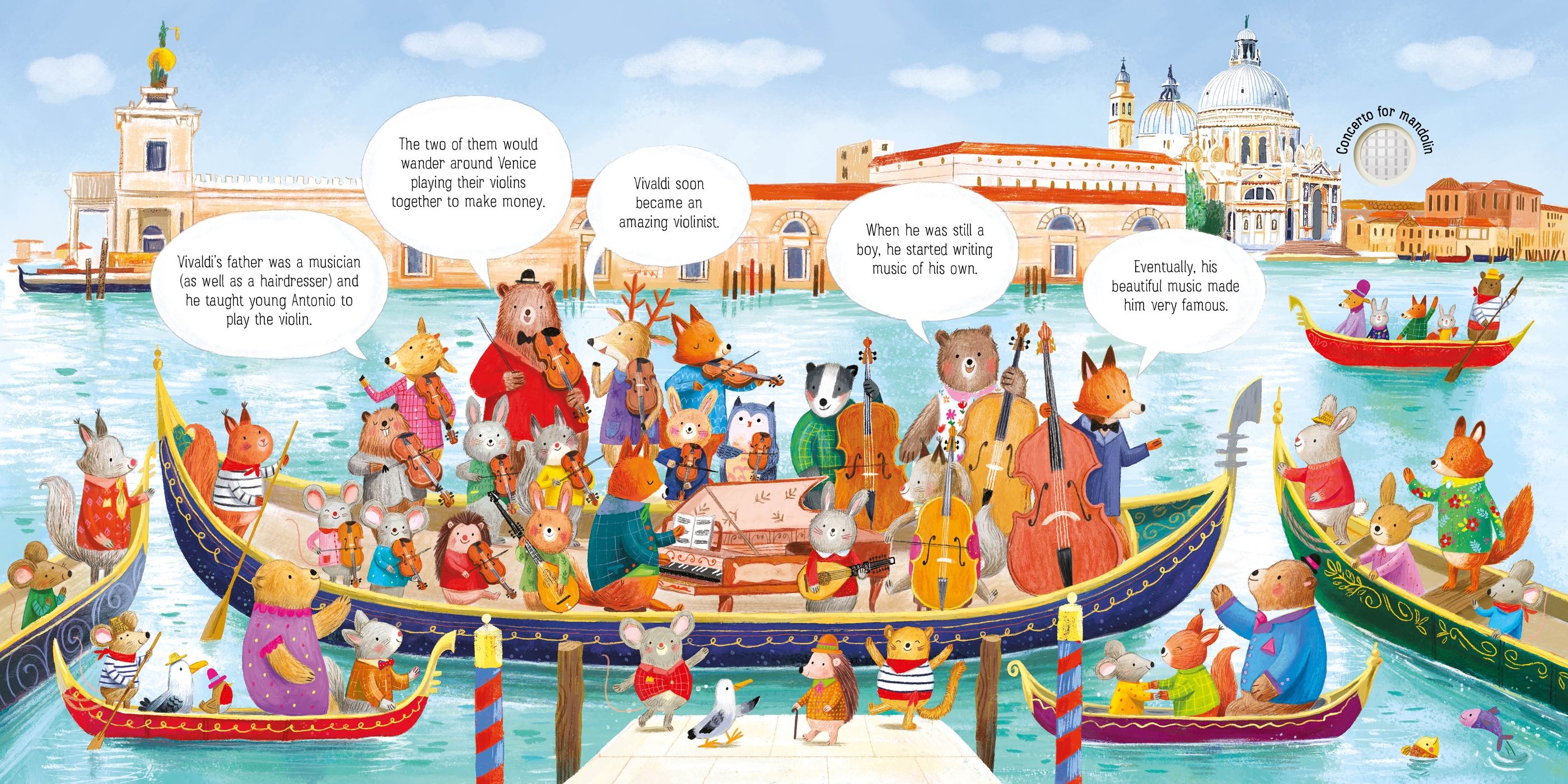 Carte Usborne muzicala pentru copii