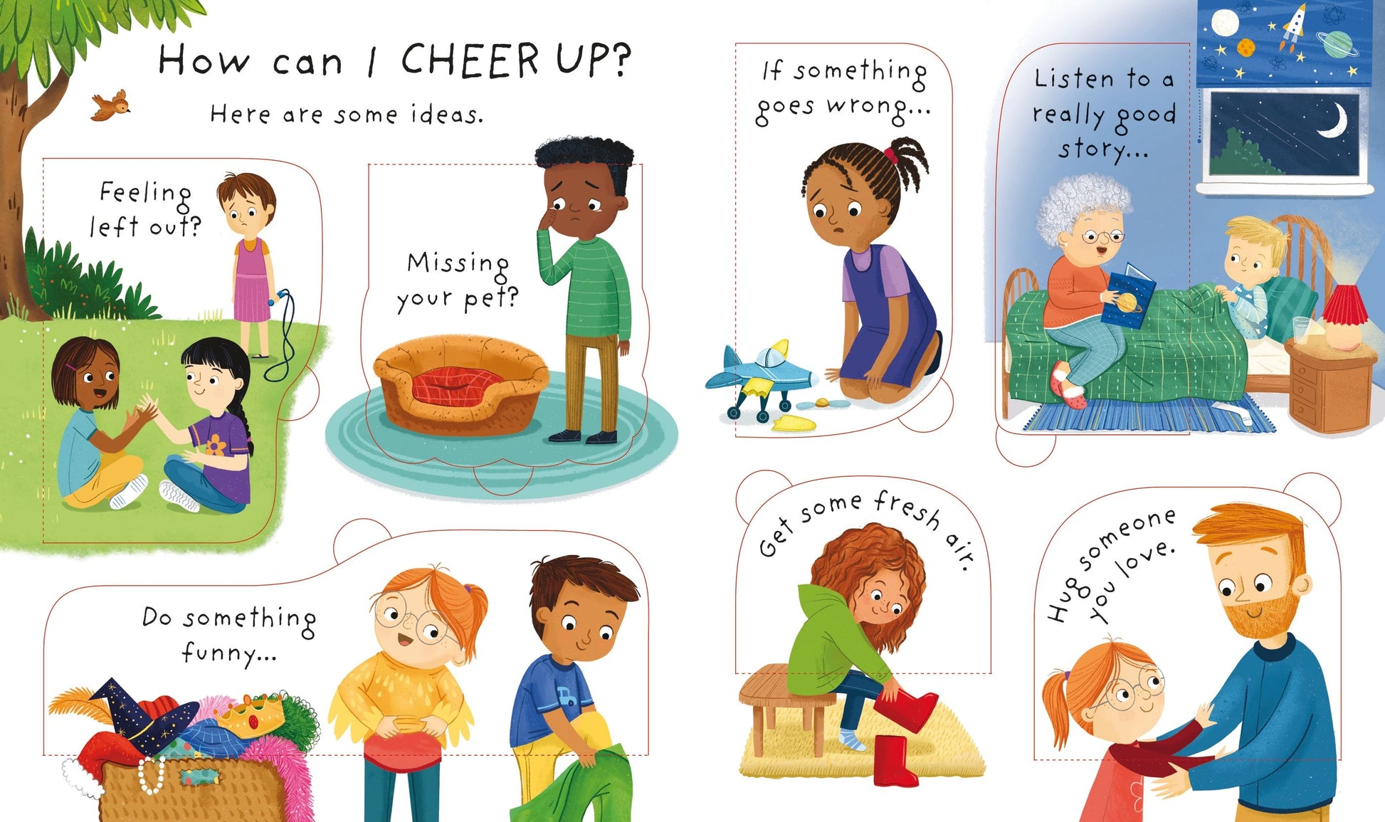 Carte educativa pentru copii, cu ferestre, Usborne