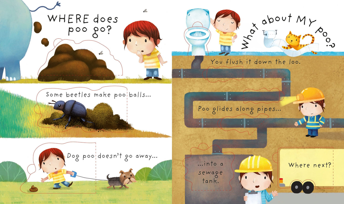 Carte educativa pentru copii, cu ferestre, Usborne