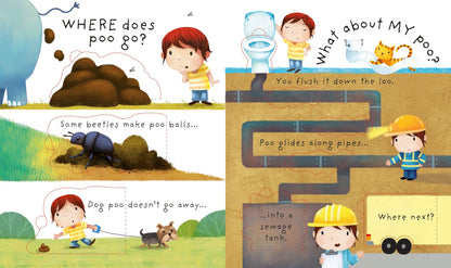 Carte educativa pentru copii, cu ferestre, Usborne