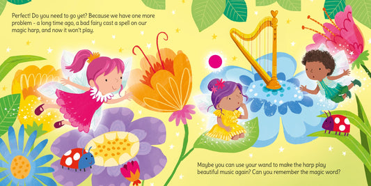 Carte pentru copii cu sunete si bagheta magica, Usborne