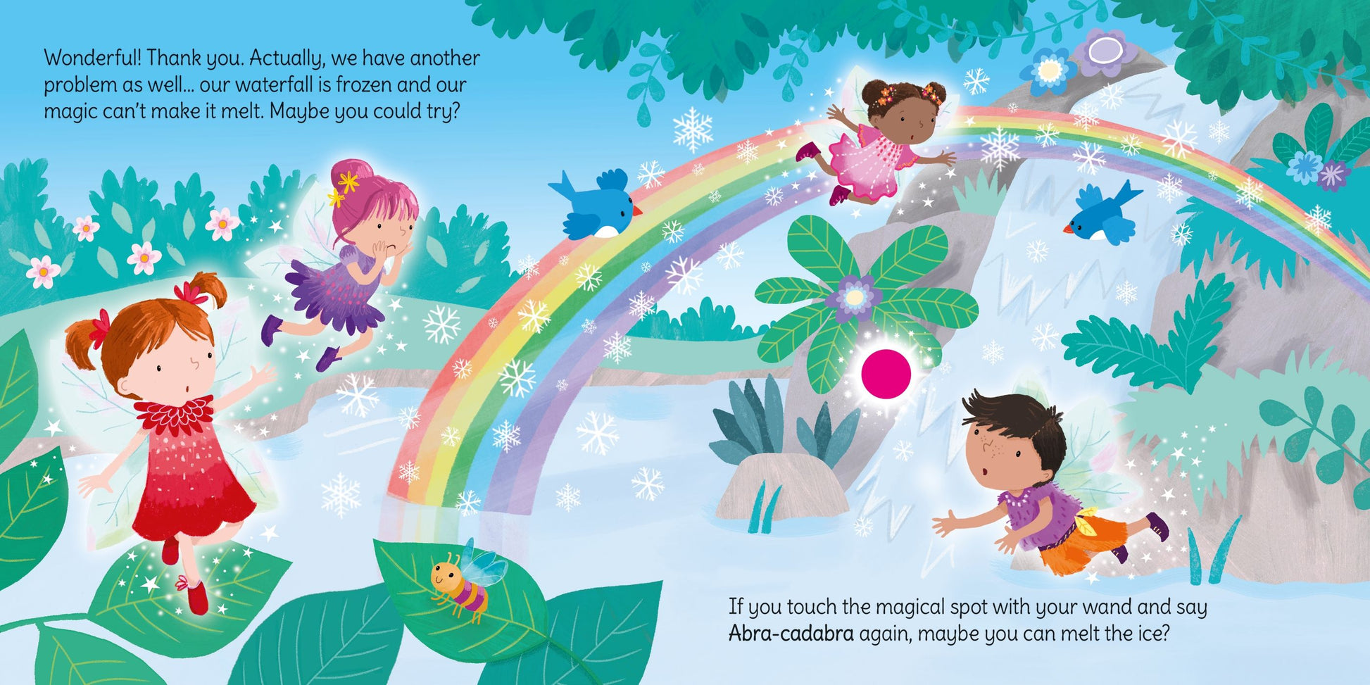 Carte pentru copii cu sunete si bagheta magica, Usborne
