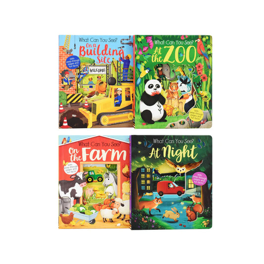 Set de 4 carti educative, cartonate integral