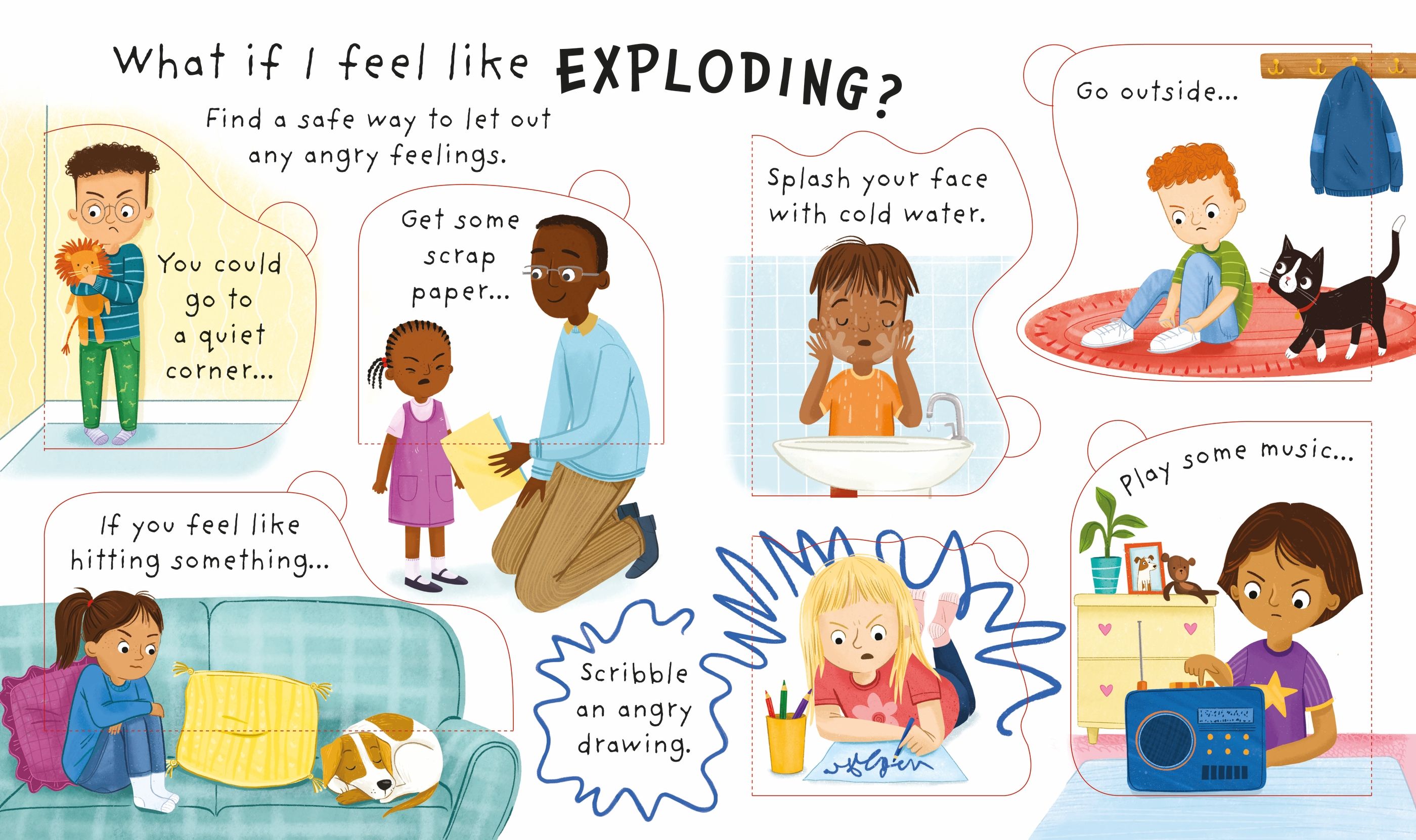 Carte educativa cu ferestre pentru copii, Usborne