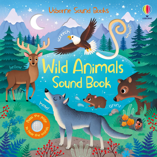 Carte Usborne pentru copii, cu sunete de animale salbatice