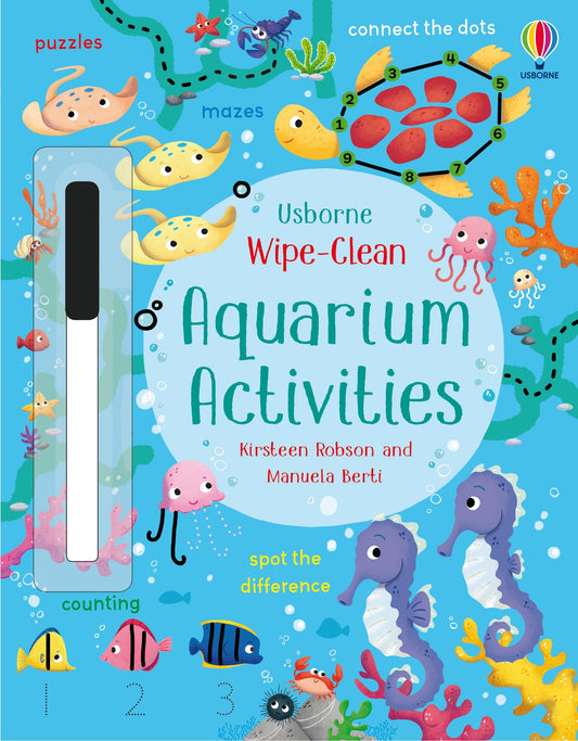 Carte Usborne reutilizabila cu marker lavabil