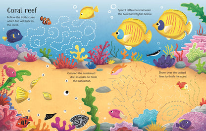 Carte Usborne reutilizabila cu marker lavabil