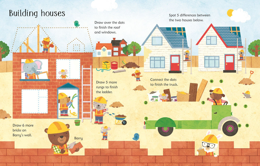 Carte Usborne reutilizabila cu marker lavabil