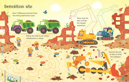 Carte Usborne reutilizabila cu marker lavabil