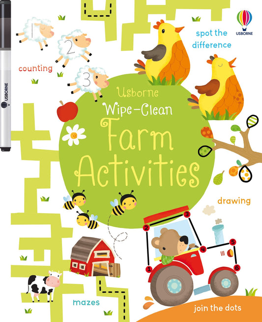Carte Usborne reutilizabila cu marker lavabil
