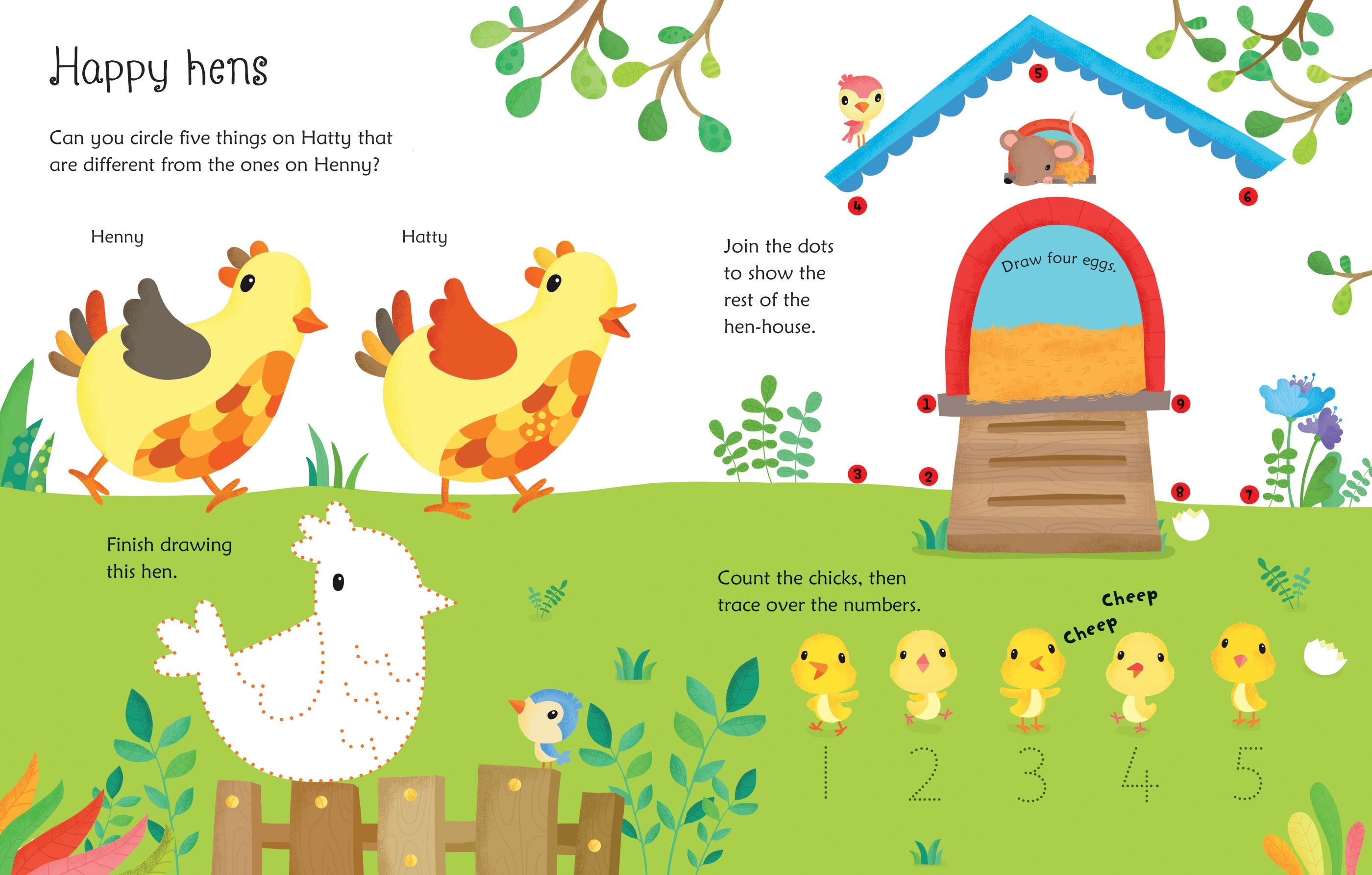 Carte Usborne reutilizabila cu marker lavabil