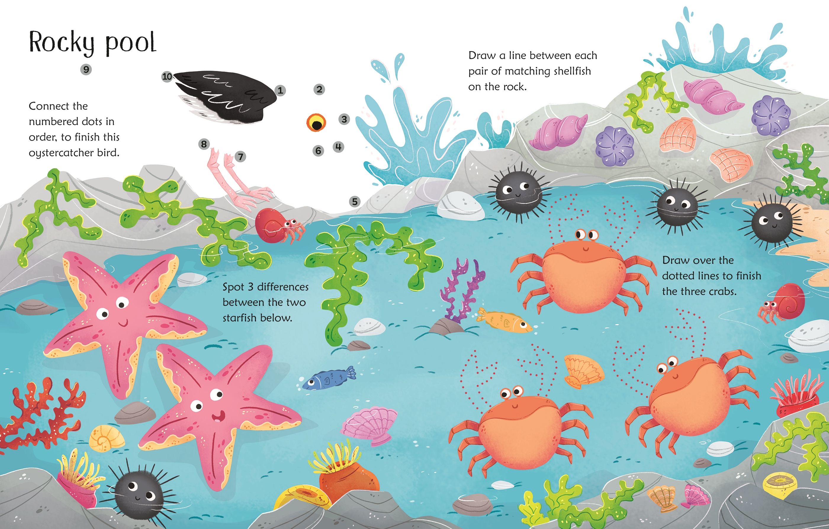 Carte Usborne reutilizabila cu marker lavabil