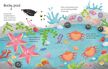 Carte Usborne reutilizabila cu marker lavabil
