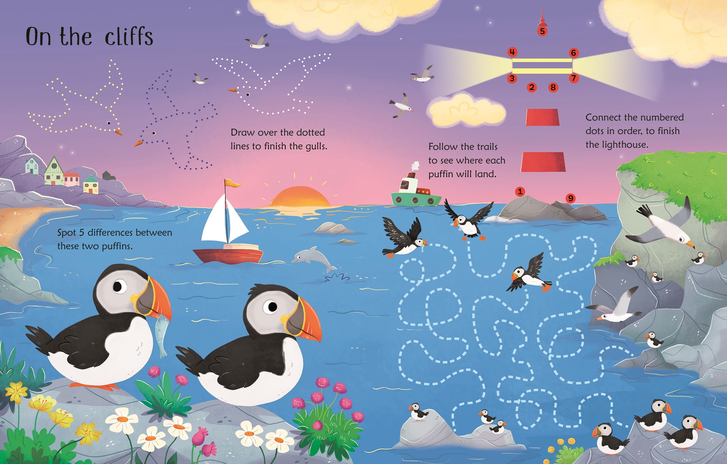 Carte Usborne reutilizabila cu marker lavabil