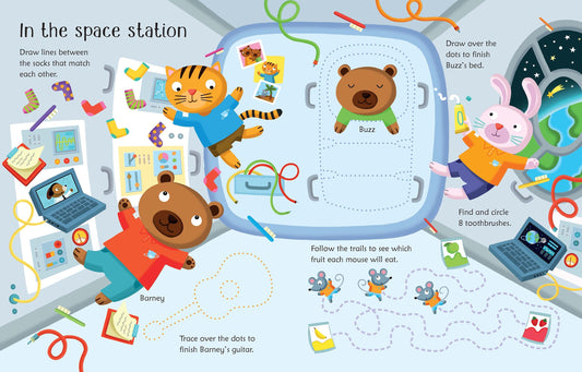 Carte Usborne reutilizabila cu marker lavabil