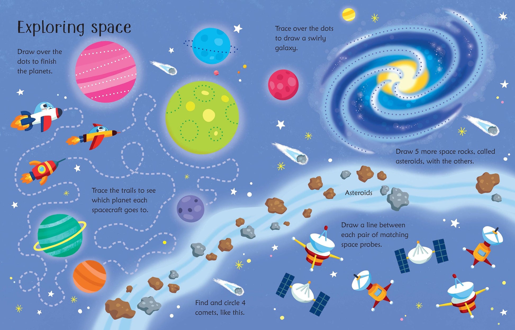 Carte Usborne reutilizabila cu marker lavabil