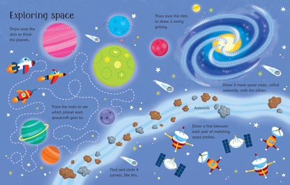 Carte Usborne reutilizabila cu marker lavabil