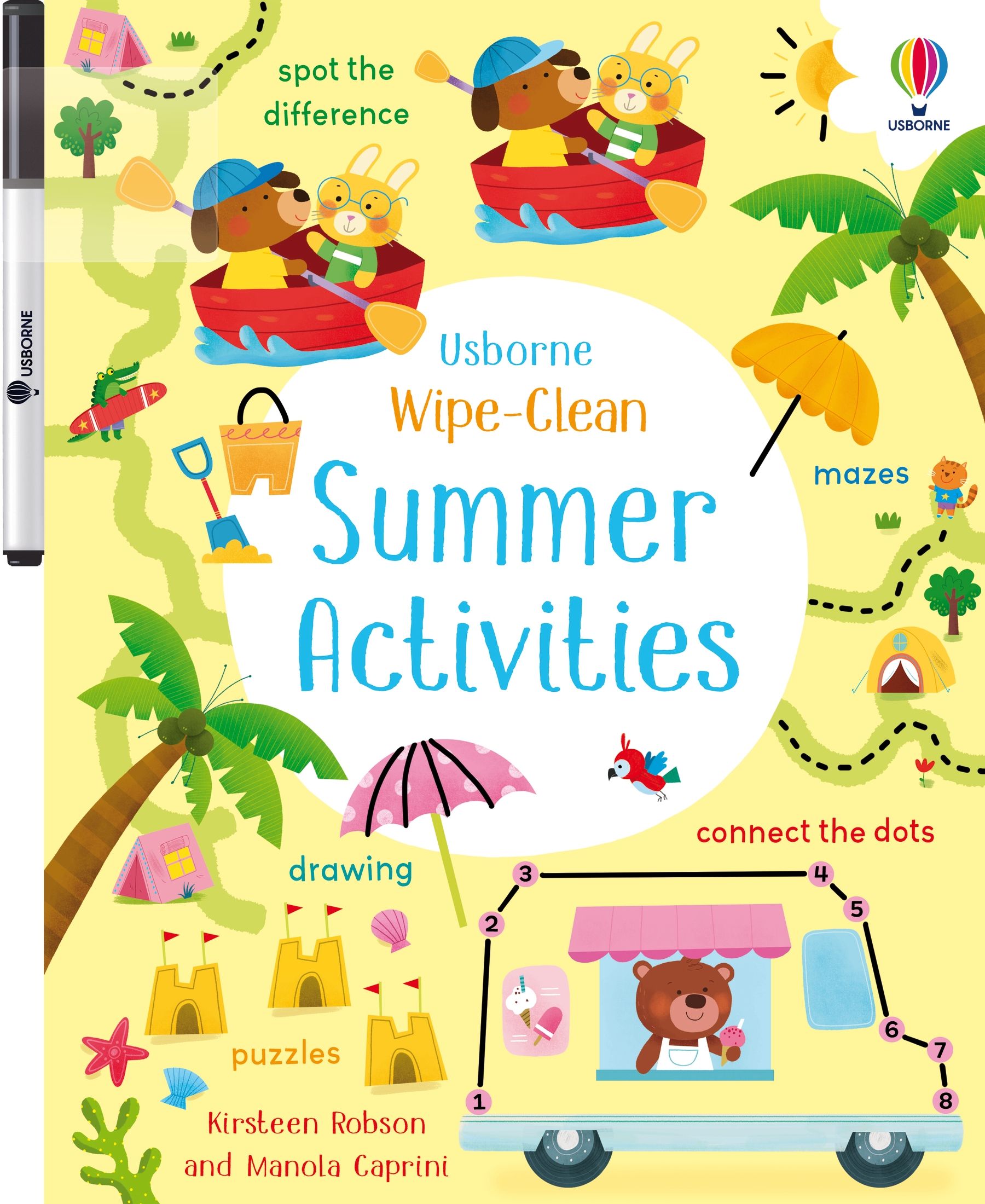 Carte Usborne reutilizabila pentru copii