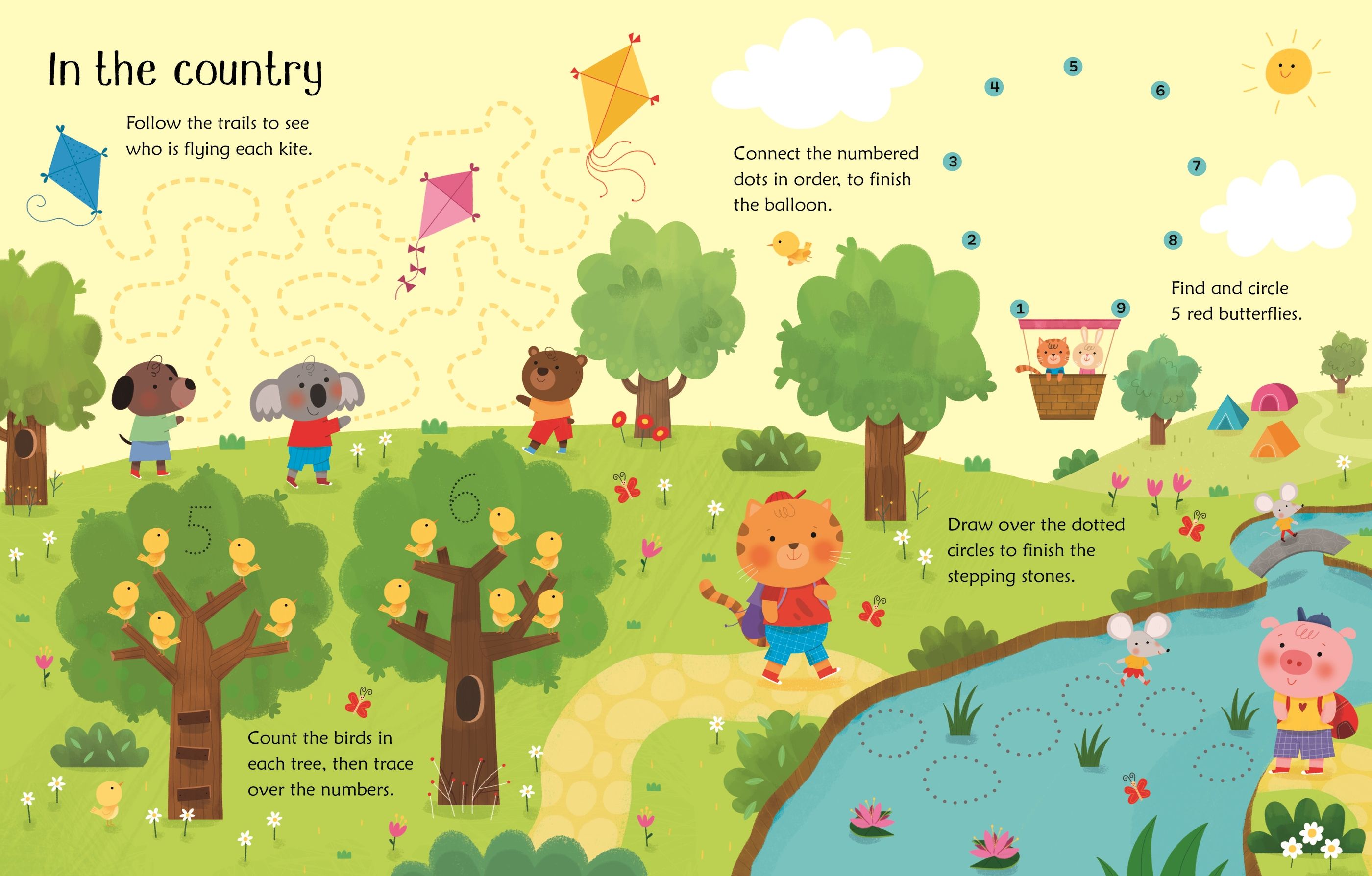 Carte Usborne reutilizabila pentru copii