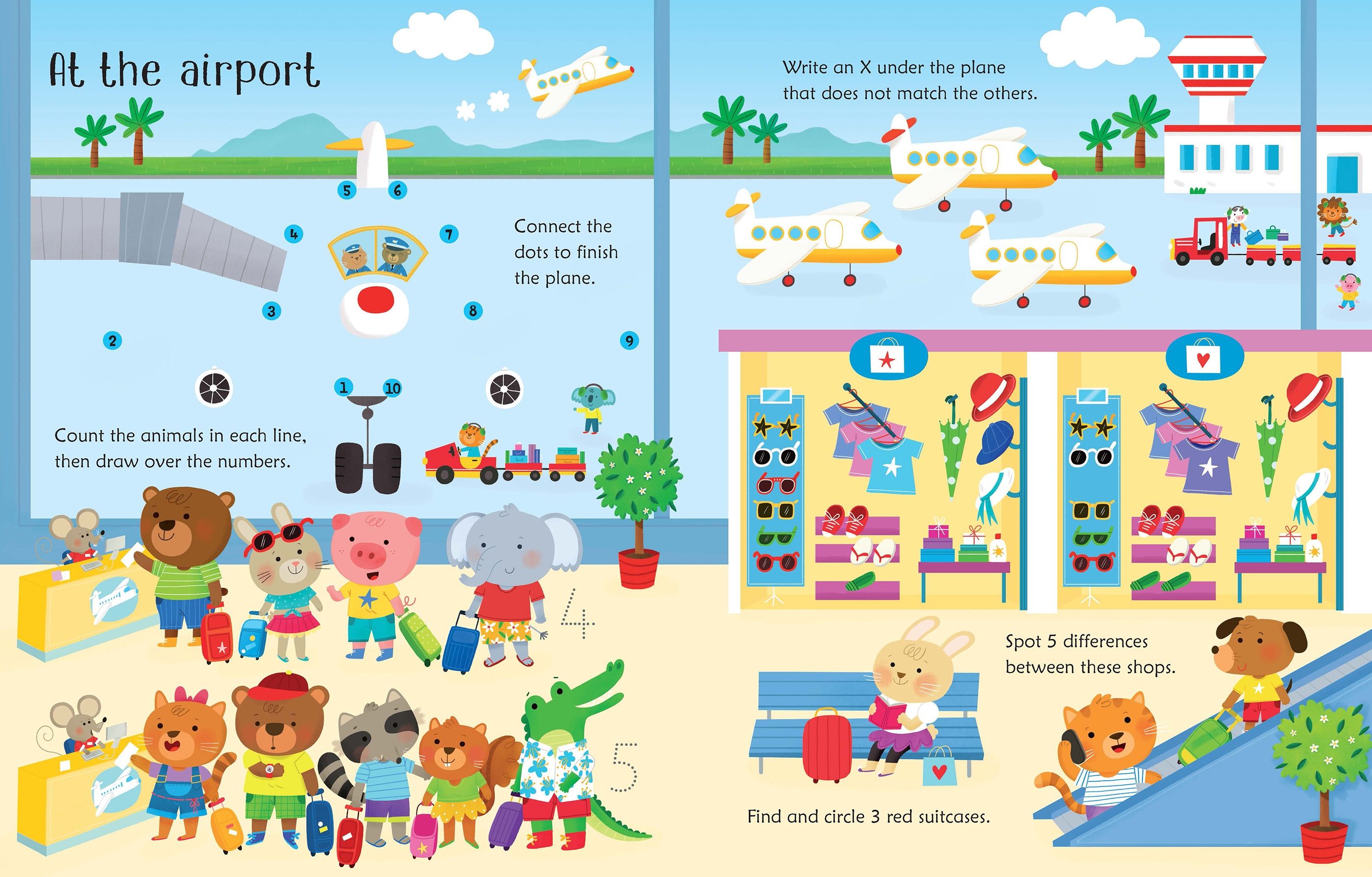 Carte Usborne reutilizabila cu marker lavabil