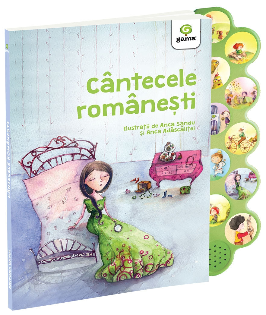 Carte pentru copii cu cantece romanesti