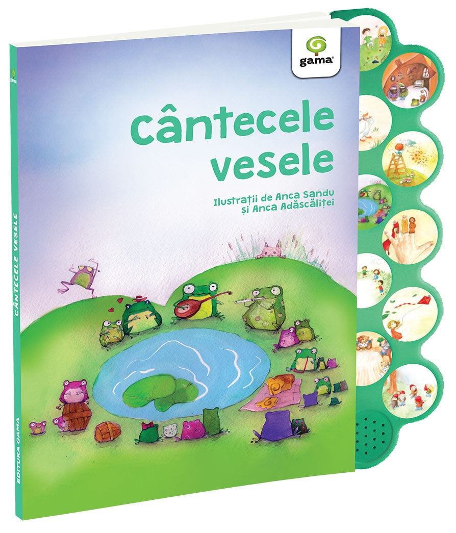 Carte pentru copiicu cantece vesele