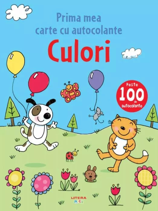Carte pentru copii Usborne cu stickere autocolante in limba romana