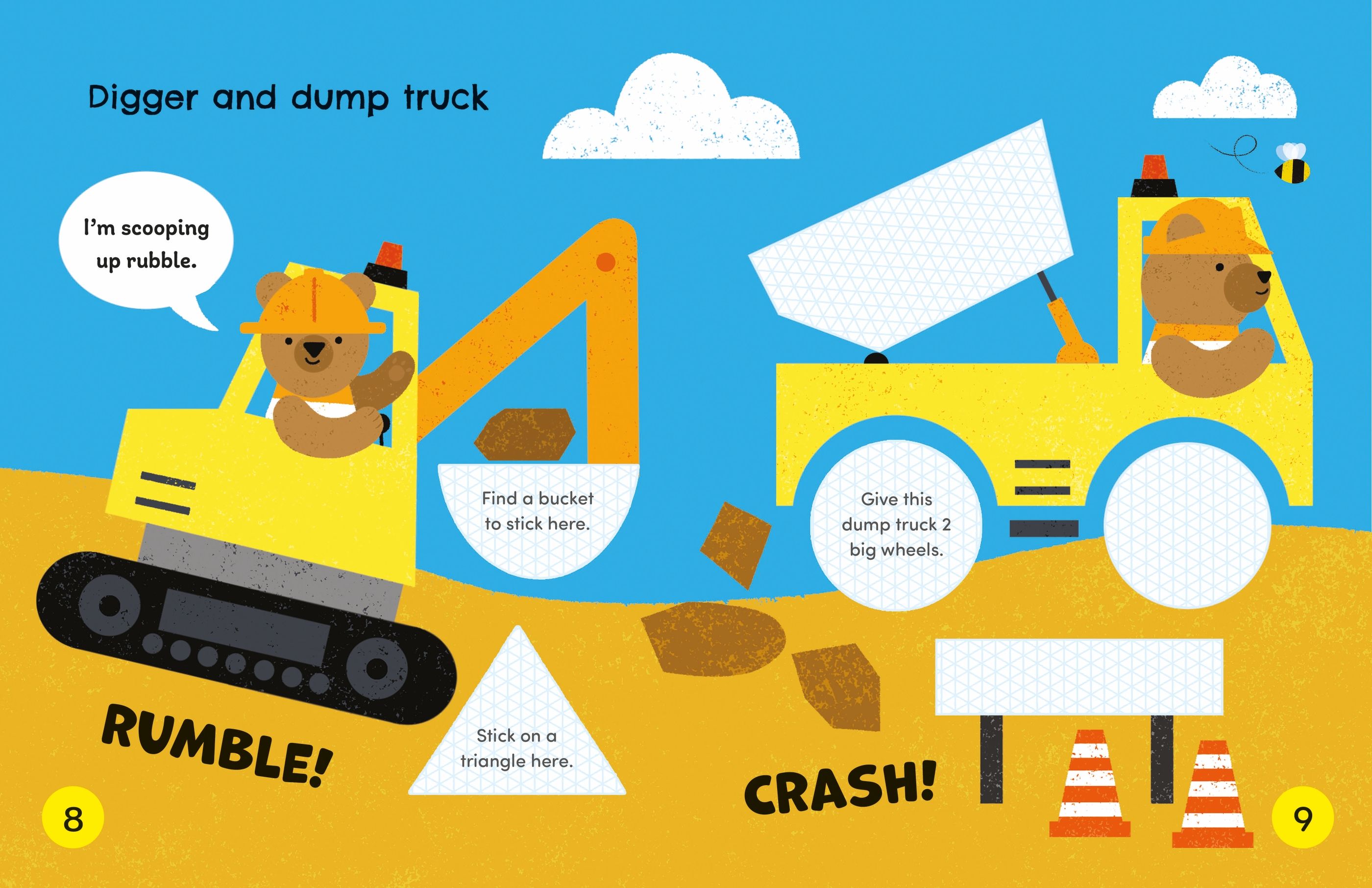 Carte de activitati pentru copii decupeaza si lipeste Usborne Cut And Stick Vehicles